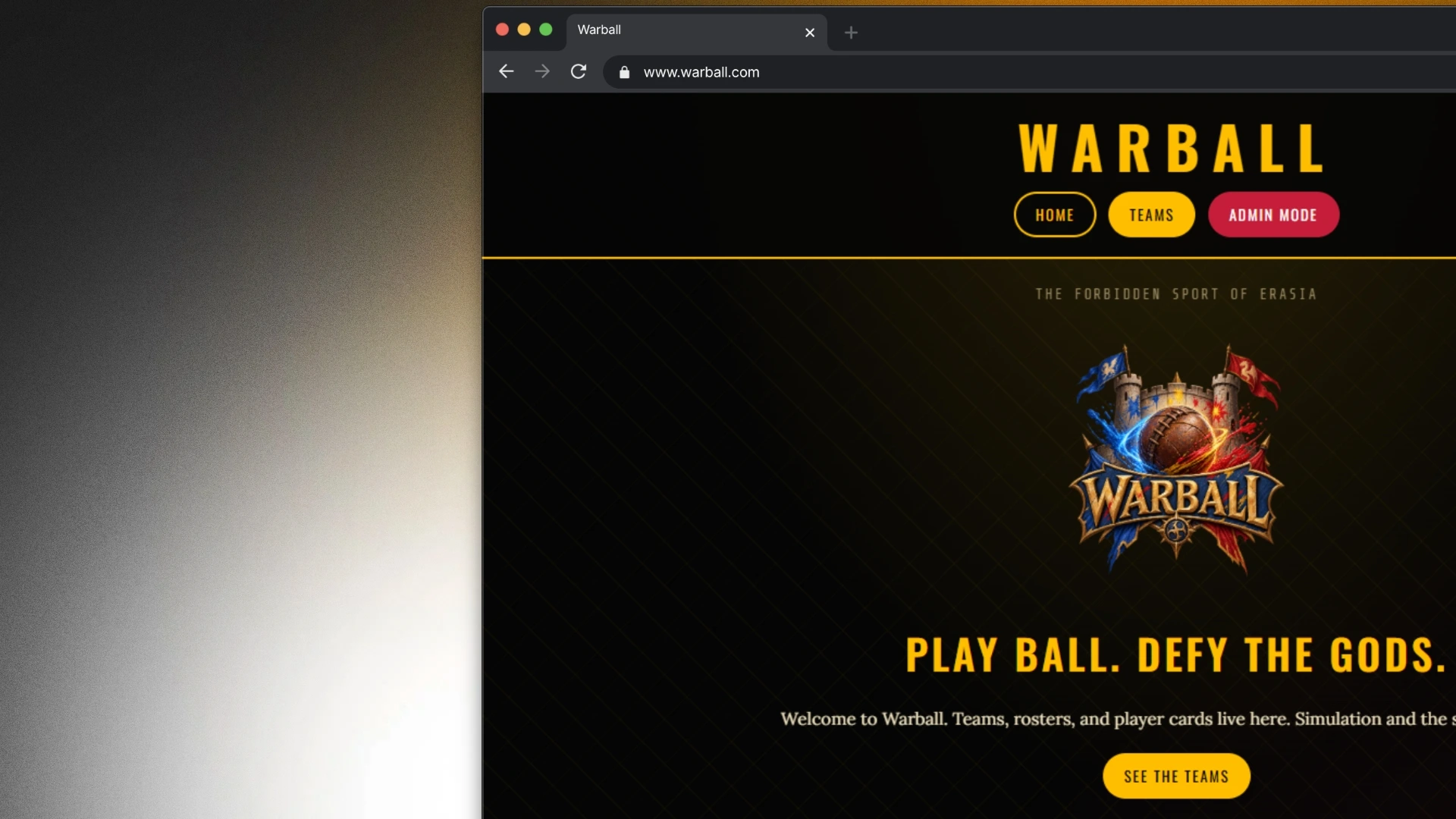 Captura de pantalla del proyecto ./projects/warball.webp